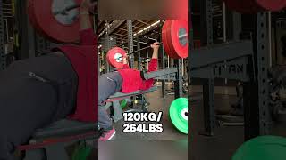 Bench Press progressive overload powerlifting benchpress chestworkout chesttraining power [upl. by Gala100]