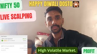 Live Intraday Trading  Option Buying  Happy Diwali 🪔  31 October 2024 [upl. by Eyllek]