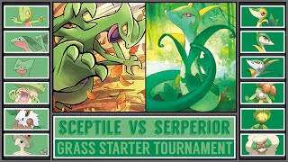 SCEPTILE vs SERPERIOR  Grass Starter Pokémon Tournament Battle 2 [upl. by Alicsirp10]