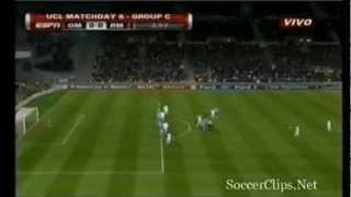 Cristiano Ronaldo Amazing Free Kick vs Olympique Marseille [upl. by Gnoc]