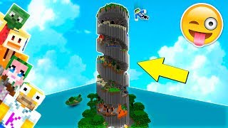 😱🏃 ¿PUEDES ESCAPAR de la TORRE MÁS ALTA DE MINECRAFT [upl. by Ludvig]