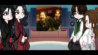 Fandoms react to each other CheongSan 24 Aouad reactionvideo gachareact [upl. by Lanod495]