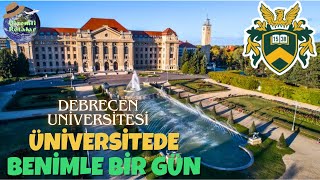 BENİMLE OKULDA BİR GÜN VLOGDEBRECEN ÜNİVERSİTESİ [upl. by Arvad474]