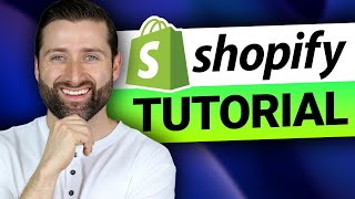 Shopify Tutorial For Beginners  Start your online shop in a day [upl. by Eicak]