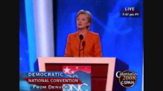 Hillary Clinton Slips quotNquot Word [upl. by Ahsikal963]