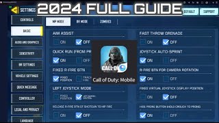 Someshyguys 2024 GameloopCODM FULL Settings Guide [upl. by Ashatan]