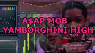 Yamborghini High  Instrumental  Asap Mob  Remake  Asap Rocky  juicy j  fl studio 12 [upl. by Duyne564]