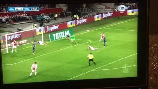 Hakim ZIYECH  First goal for AFC Ajax  حكيم زياش [upl. by Hathaway840]