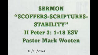 quot ScoffersScripturesStability quot [upl. by Emoryt544]