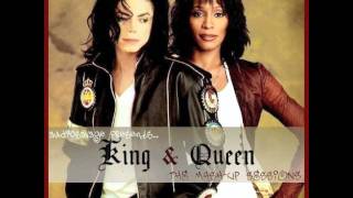 Michael JacksonWhitney Houston  FineRock My World AudioSavage Mashup [upl. by Wileen]