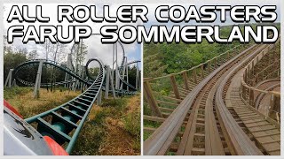 EVERY Roller Coaster at Fårup Sommerland  Denmark POVs [upl. by Vita]