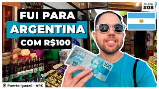 Fui para Argentina com R100 reais  O que fazer em Puerto Iguazú Argentina [upl. by Bathsheb]