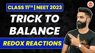 Balancing Redox Reactions Class 11  Easy Trick to Balance Redox Reaction  Class 11 Chemistry [upl. by Oys]