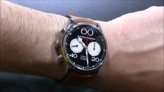 Alexander Shorokhoff Avantgarde Chronograph Automatic Lefty Watch Review [upl. by Llerahs]