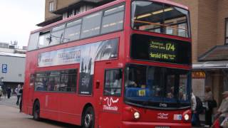 Photos London Buses on a variety of routes at Romford Station [upl. by Quillon592]