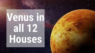 Venus in all 12 Houses Eng Subtitles [upl. by Rebmyk]