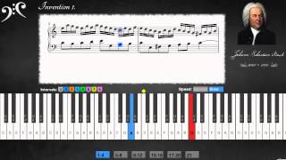 Bach  Invention 1 Learn to play [upl. by Crist900]