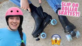 These roller skate shoes are my new favorite 😆 [upl. by Marlin]