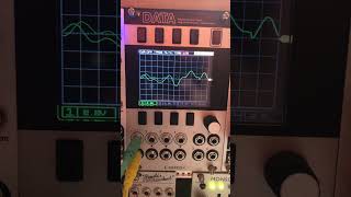 Analyzing waveforms with the lovely Data module from Mordax Systems synth modularsynth [upl. by Emlin]