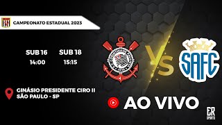 Corinthians x Santo André  AO VIVO  Semifinal do Campeonato Estadual SUB 18  02112023 [upl. by Schuh804]