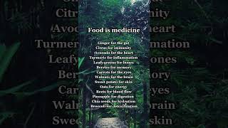 🍃 Natures medicine is the way to go foodasmedicine eatwelllivewell healingfoods [upl. by Camm]