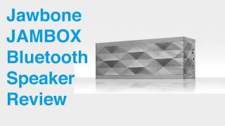 Jawbone JAMBOX Bluetooth Speaker Review [upl. by Mattland]