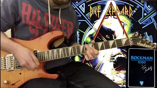 Def Leppard Riffs amp Licks with a Rockman X100 17 minute demo with no talking [upl. by Wilde]