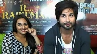 RRajkumar Hangout with Shahid amp Sonakshi [upl. by Eerized]