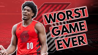 Scoot Henderson Just Had The WORST GAME EVER Worst Performance In NBA HISTORY [upl. by Laiceps]