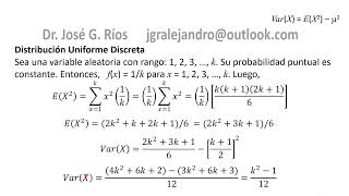 Distribución Uniforme Discreta [upl. by Timmi]