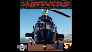 Airwolf Intro Retro Mono style [upl. by Corri]