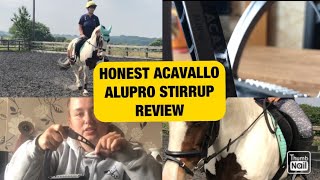 Acavallo arena AluPro stirrup review Willow and bobby honest review [upl. by Leede966]