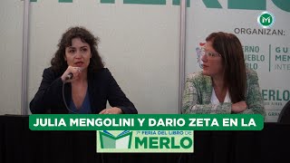 JULIA MENGOLINI y DARIO ZETA en la FERIA del LIBRO de MERLO [upl. by Archle733]