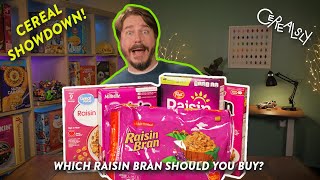 I tried every RAISIN BRAN  which ones worth your money [upl. by Shing]