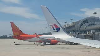 Malaysia Airlines MH Domestic Flight Boarding at Penang International Airport PEN Lapangan Terbang [upl. by Daitzman]