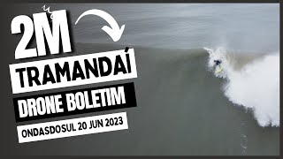 2m Surf Tramandai Drone Boletim 20 Jun 2023 [upl. by Dowzall]