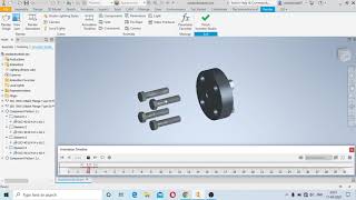 Autodesk Inventor TutorialsAnimation in Assembly [upl. by Romito]