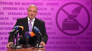 Torsten Sträter Pressesprecher vom Verband der Nichtwähler  extra 3  NDR [upl. by Gaby]