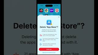 iOS 182 This is how iPhone users in the EU can delete and restore the App Store app [upl. by Fugate]