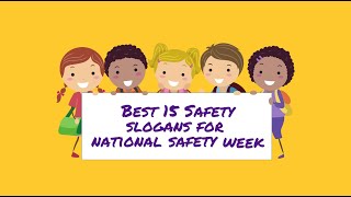 Best 15 Safety Slogan for National Safety Week safetyfirst safe safeindia india [upl. by Ahtram677]