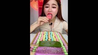 Asmr eating milk ice cream Crispy delicious short video [upl. by Wootan]