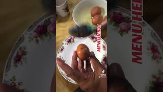 Easyhow to make telur rebus separuh masak [upl. by Uhp]