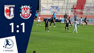 Punktgewinn zum TrainerDebüt  SG Barockstadt  FSV Frankfurt  7 Spieltag RLSW [upl. by Kusin]