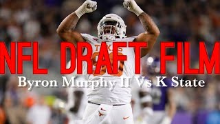 Film Room Byron Murphy II Vs KState All Pass Rushes [upl. by Olegnad]