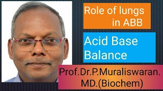 Role of lungs in acid base balanceMuralis Simplified Biochemistry [upl. by Giacopo]