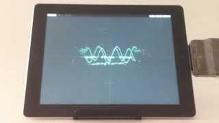 Oscilloscope for iPad  Youscope demo [upl. by Naivaf]