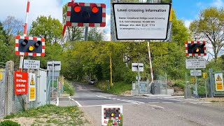 A Fullyrenewed Half Barrier Level Crossing  Crowhurst Bridge Level Crossing East Sussex [upl. by Omidyar]