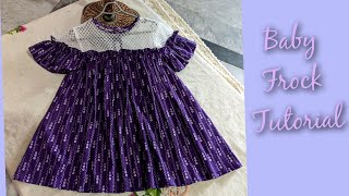 Branded Frock design cutting and stitching for little girls [upl. by Tomkins]