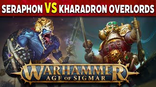 Seraphon vs Kharadron Overlords Age of Sigmar Live Battle Report [upl. by Placido]