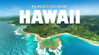 Top 10 Places to Visit in Hawaii ᐈ Hawaii Travel 4K [upl. by Kerns]